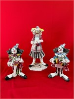 Vintage Clown Figurines