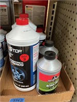 Flat of Brake fluid