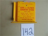 Earl J. Elfner Country Store Rain Guage
