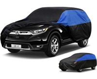 Black & Blue Size 3XL Car Cover