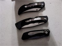 Lot of three pocket knives