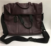 Coach Brown Leather Bag With Orig. Sales Bag