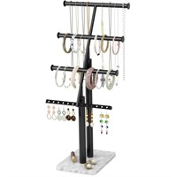 Juyson Jewelry Organizer Stand, Metal Necklace Org