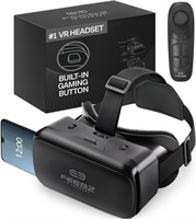 VR Headset for iPhone & Android + Android Remote -