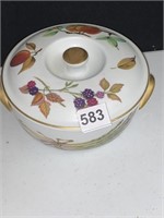 ROYAL WORCHESTER ROUND COVERED CASSEROLE EVESHAM