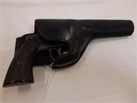Colt D A .38cal, w leather holster, S#237395