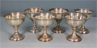 (6) Weighted Sterling Silver Sherbet Bowls