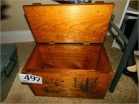 WOODEN DOVE TAIL AMMO BOX