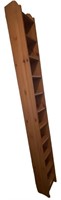 Tall Wood Cubby Shelf