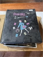 Tammy doll case and Barbie clothes