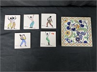 Beautifully designed tile & coasters from South