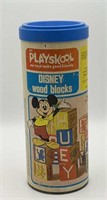 1974 Playskool Disney wood block set
