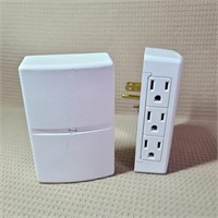 2 New Side Plug Multi-Outlets