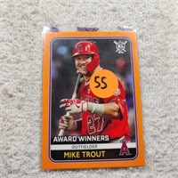 2020 Big League Orange Insert Mike Trout