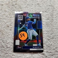 2022 Optic Black Prizm 13/25 Bo Bichette