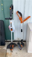 WORX WEED EATER (2) with batteries