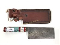 Handmade Damascus Cleaver knife