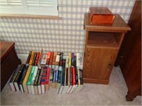 Small Cabinet and lot of Books