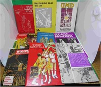 10x 1970's College Basketball Media Guides UMD +