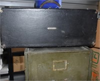 SAXOPHONE CASE, MILITARY FILE CABINET !-E-3