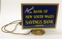 Bank of NSW Savings Bank electric sign