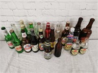 Vintage and Imported Beer/ Liquor Bottles x 20