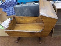 Pine large cradle