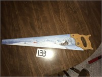 Hand Painted Saw