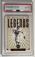 2020 Panini Legacy #118 Lawrence Taylor PSA 10