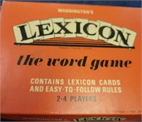 Vintage Lexicon Word Game