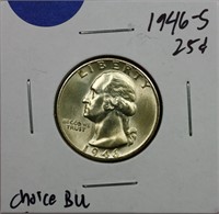 1946-S Washington Quarter Ch. BU