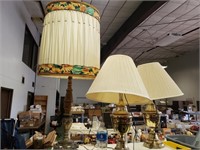 Lot of 3 Decorative Table Lamps