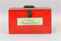Early Wooden Folk Art Tackle/Fish Spearing Decoy