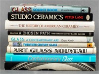 Group Of Books On Ceramics And Glass