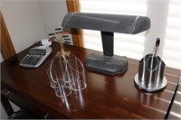 desk lamp & office items
