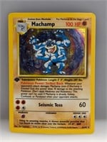 1999 Pokemone 1st Edition Machamp Holo #8