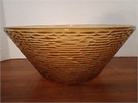 Anchor Hocking Soreno glass bowl. Approx 11 1/2