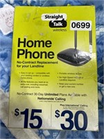 STRAIGHT TALK HOME PHONE RETAIL $120