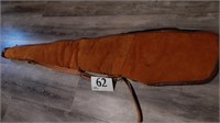 LINED LEATHER GUN CASE 45 IN