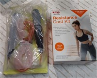 Weighted Jump Rope & Resistance Cord Kit