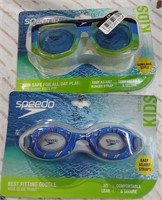 2 Pair Kids Speedo Swim Goggles