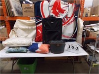 Suitcases, Boston Red Sox Flag , Blanket & Etc.