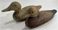(2) Wooden Duck Decor / Decoys