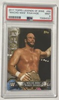 2017 Topps #59 Macho Man Randy Savage PSA 9 Sport