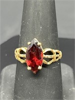 14kt Gold and Ruby Ring Size 8
TW 2.6g
Tested