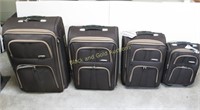 Rockland Polo Equipment Five Piece Luggage Set