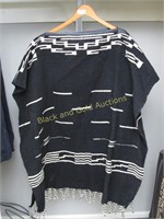 Southwestern Style Woven Poncho