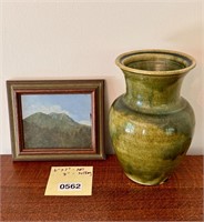 P. Blankenship Pottery & a Painting
