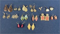 (14) Pair of Costume Jewelry earrings