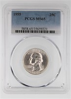 1955 Quarter PCGS MS65